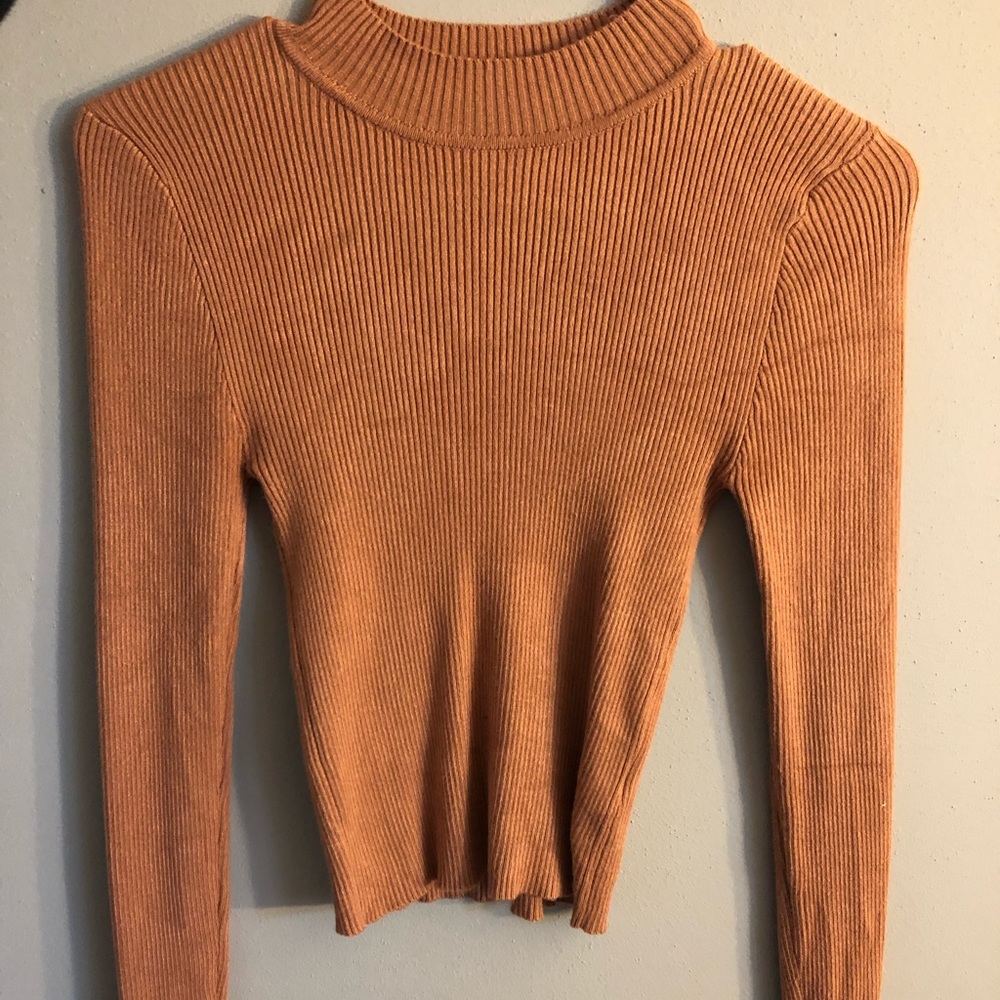 WORN ONCE long sleeve fitted top